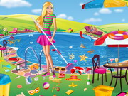 barbie swimming games
